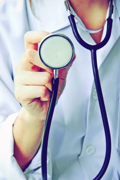 Doctor and stethoscope