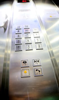 salvador, bahia / brazil - june 28, 2020: elevator keys in a condominium building in the Cabula neighborhood in the city of Salvador.