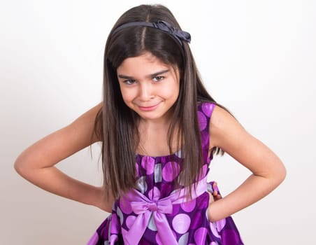 little pretty girl with the dress