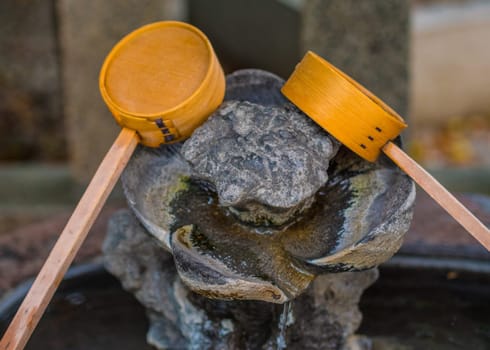 Beautiful little Buddhist Shrine in Korakuen Tokyo