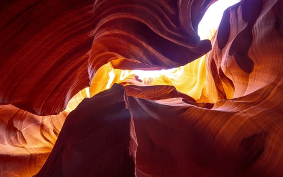 Antelope Canyon - amazing colors of the sandstone rocks - travel photography
