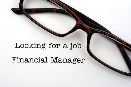 Looking for a job financial manager