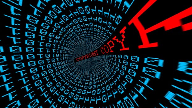 Copyright data tunnel