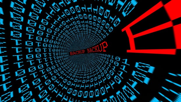 Backup data tunnel