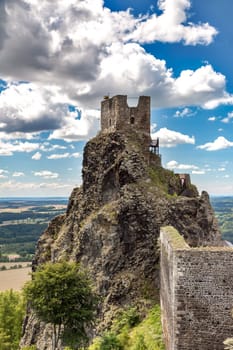 Ruins of Trosky castle in Bohemian Paradise