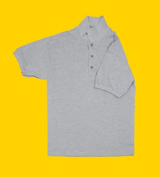 shirt on yellow background