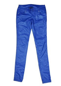 Casual trousers on the white