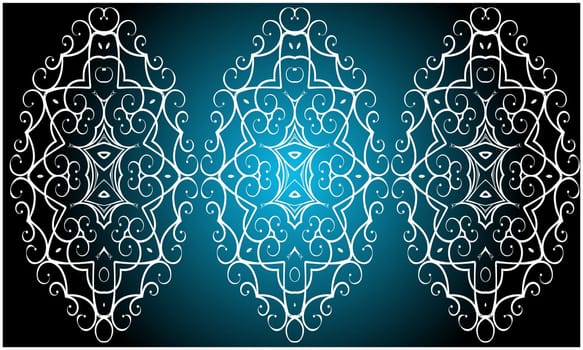 digital textile design of art on abstract backgrounds