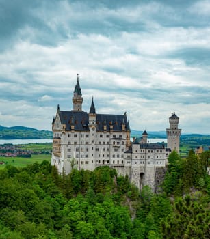 Famous Neuschwanstein Castle in Bavaria Germany - travel photography