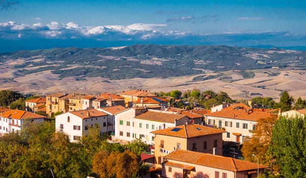 A beautiful village in Tuscany