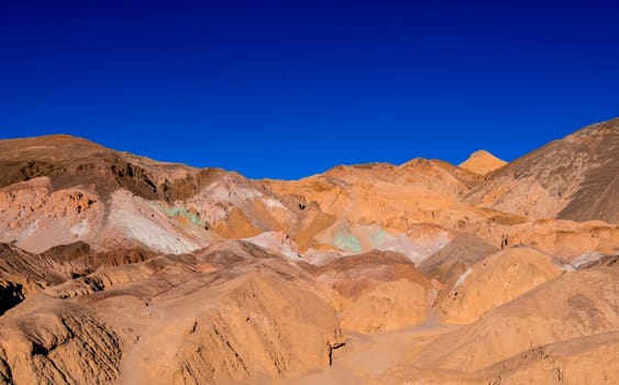 Beautiful colors of Death Valley in California - the Artists Palette - USA 2017