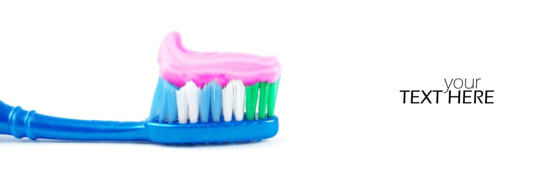 Tooth brush with the copy space