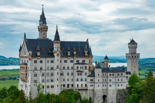 Famous Neuschwanstein Castle in Bavaria Germany - travel photography