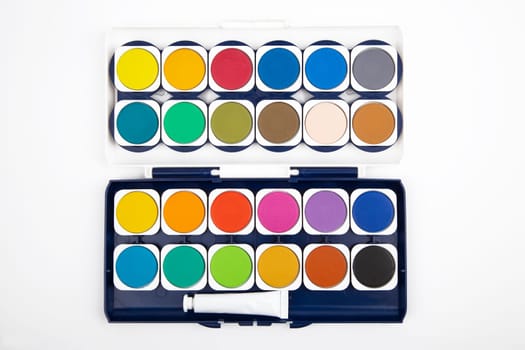 Paint Box isolated on white background