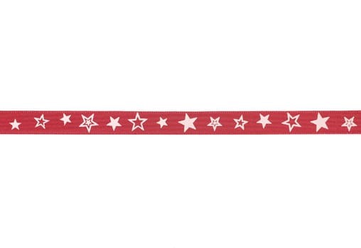 Background with ribbon on white background