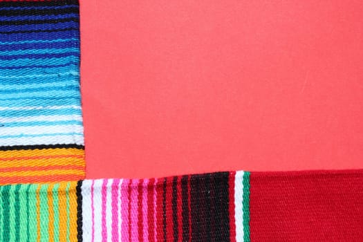 poncho Mexican cinco de mayo rug serape fiesta traditional Mexico background with stripes copy space maya blanket minimal simple -  stock, photo, photograph, image, picture
