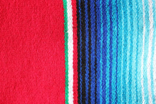 poncho Mexican cinco de mayo rug serape fiesta traditional Mexico background with stripes copy space maya blanket minimal simple -  stock, photo, photograph, image, picture