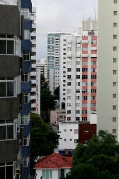 salvador, bahia / brazil - february 21, 2017: View of residential buildings in the Campo Grande neighborhood in the city of Salvador.