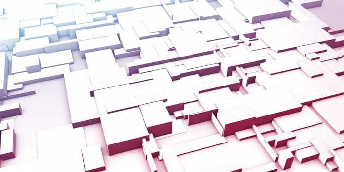 Organizational Development with Blocks Fitting In Concept