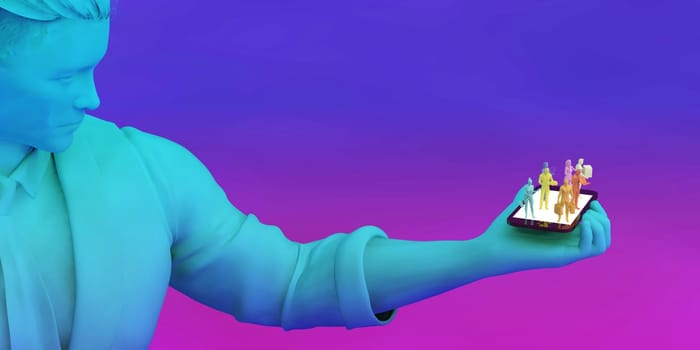 Working in the Gig Economy Industry Concept