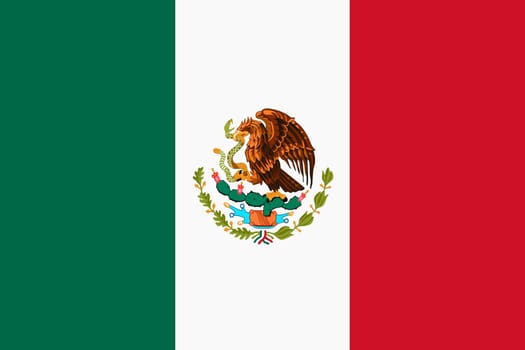 A Mexico flag background illustration red white green