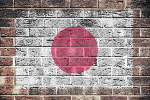 A Flag of Japan background illustration large file