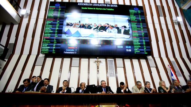 salvador, bahia / brazil - august 1, 2017: view of the plenary of the Legislative Assembly of Bahia in the city of Salvador.