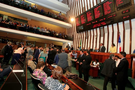 salvador, bahia / brazil - february 1, 2017: view of the plenary of the Legislative Assembly of Bahia in the city of Salvador.