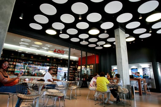 salvador, bahia / brazil - december 4, 2014: view of Espaco Glauber Rocha foyer in the city of Salvador...