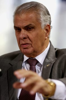 salvador, bahia / brazil - september, bro 1, 2015: Jose Carlos Leao de Araujo, federal deputy, seen in the city of Salvador.