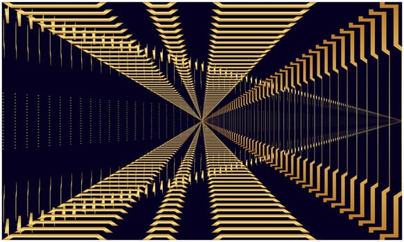 digital textile design of gold art
