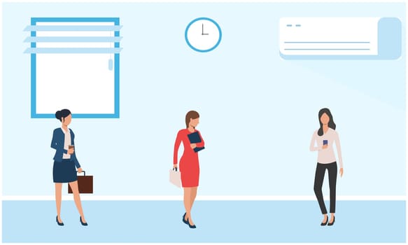 female business meeting in a conference room
