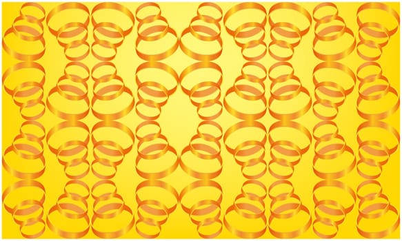 digital textile design of rings on abstract background