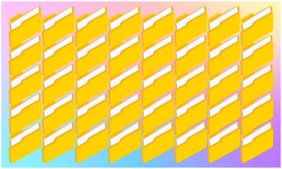 digital textile design of folder icon on abstract background