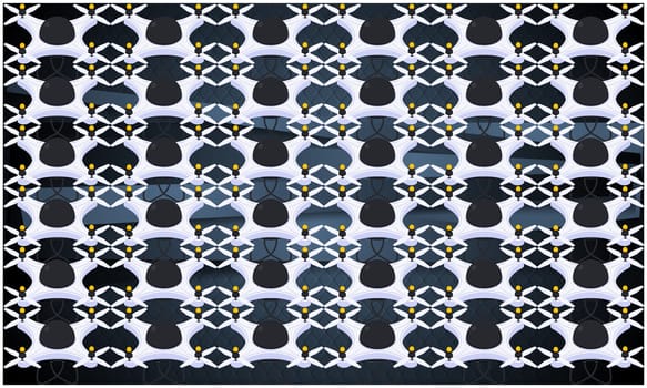 digital textile design of art on abstract background