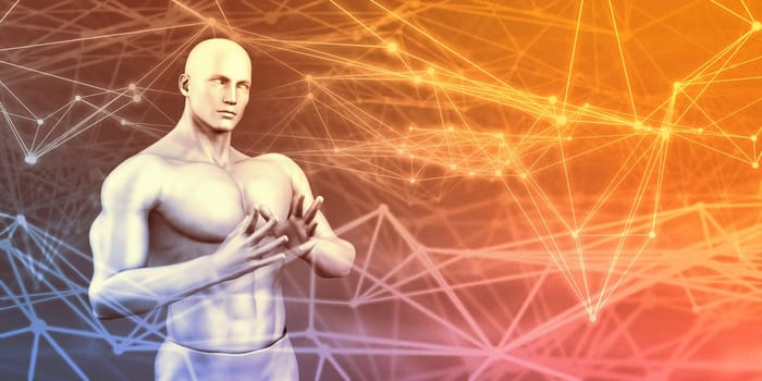 Smart Devices And Machines Technology Trend Abstract