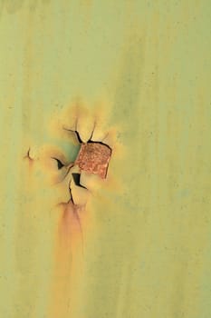 Rust on an old railway wagon