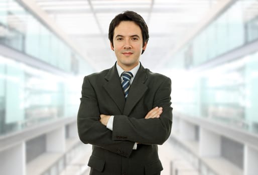 young business man portrait at the office