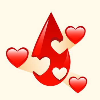 Donation of blood and organs medicine sign symbol pictogram health