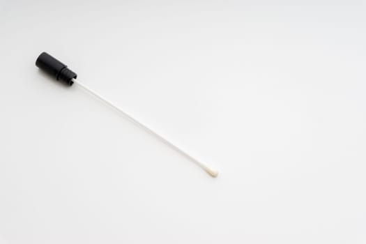 Medical swab on white background. Healthcare dan Copy Space concept