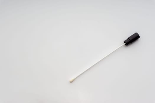 Medical swab on white background. Healthcare dan Copy Space concept