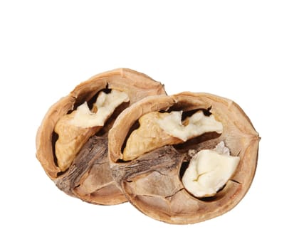 Walnuts Isolated On White Background