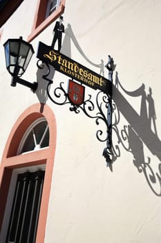 Tauberbischofsheim, Baden-Württemberg / Germany - 13 05 2019: Tauberbischofsheim a city with many attractions