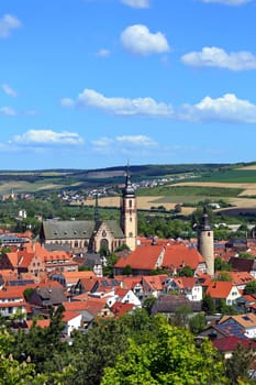 Sankt Martin old historic church of Tauberbischofsheim
