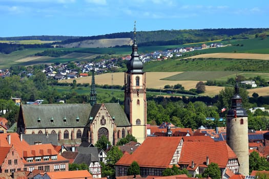 Sankt Martin old historic church of Tauberbischofsheim