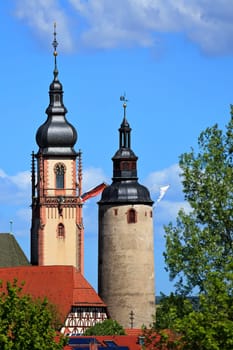 Sankt Martin old historic church of Tauberbischofsheim