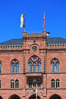 old historic town hall of Tauberbischofsheim
