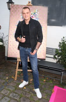 Paul Jolig,.during the  Golden Things meets Pink Carpet" pre-closing Finissage at Studio 28   Hamburg"
