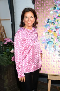 Claudia Obert, .during the  Golden Things meets Pink Carpet" pre-closing Finissage at Studio 28   Hamburg"