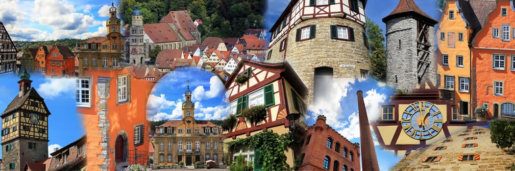 Collage from the city of Schwäbisch Hall